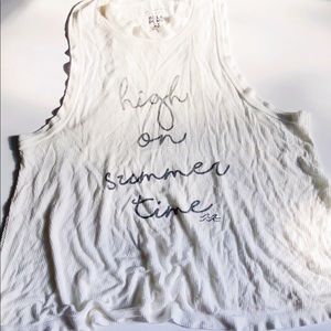 High on summertime billabong tank